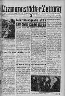 Litzmannstaedter Zeitung 14 styczeń 1943 nr 14