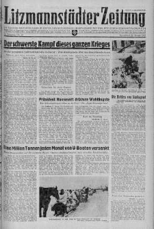 Litzmannstaedter Zeitung 23 styczeń 1943 nr 23