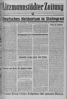 Litzmannstaedter Zeitung 24 styczeń 1943 nr 24
