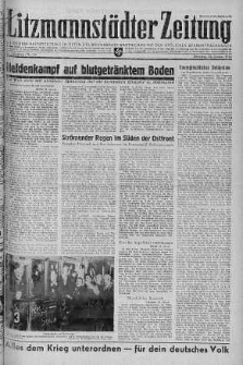 Litzmannstaedter Zeitung 26 styczeń 1943 nr 26