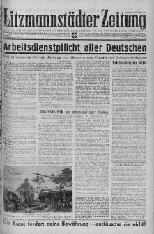 Litzmannstaedter Zeitung 29 styczeń 1943 nr 29