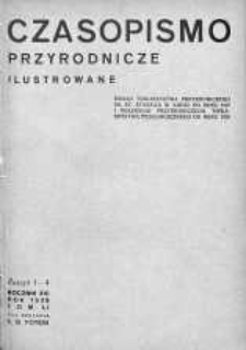 Czasopismo Przyrodnicze Ilustrowane. Organ Towarzystwa Przyrodniczego im. St. Staszica w Łodzi 1939 z.3-4