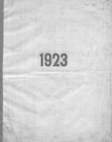 Sprawozdanie Zarządu Towarzystwa Akcyjnego Zgierskiej Manufaktury Bawełnianej w m. Zgierzu za rok 1923