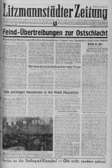 Litzmannstaedter Zeitung 7 luty 1943 nr 38