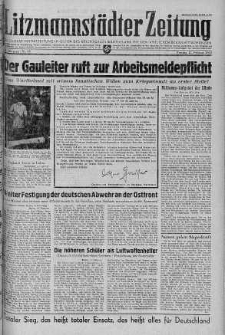 Litzmannstaedter Zeitung 12 luty 1943 nr 43