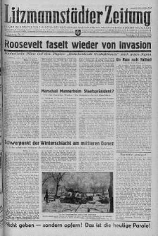 Litzmannstaedter Zeitung 14 luty 1943 nr 45