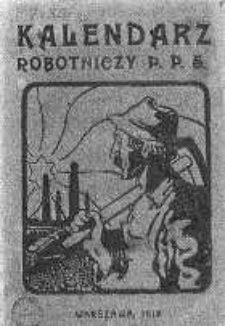 Kalendarz Robotniczy P.P.S. na rok 1918