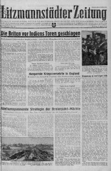 Litzmannstaedter Zeitung 9 kwiecień 1943 nr 99