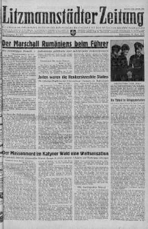 Litzmannstaedter Zeitung 15 kwiecień 1943 nr 105