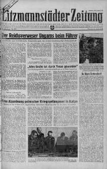 Litzmannstaedter Zeitung 19 kwiecień 1943 nr 109