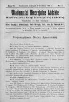 Wiadomości Diecezjalne Łódzkie. Wydawnictwo Kurji Diecezjalnej Łódzkiej 1926 nr 5