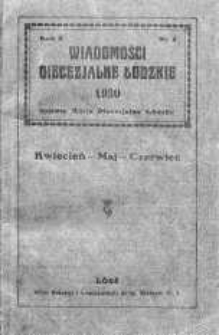 Wiadomości Diecezjalne Łódzkie 1930 nr 2