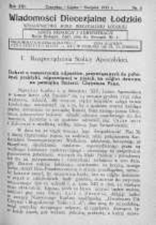 Wiadomości Diecezjalne Łódzkie 1933 nr 5