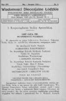 Wiadomości Diecezjalne Łódzkie 1934 nr 4