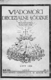 Wiadomości Diecezjalne Łódzkie 1939 nr 2