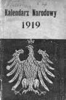 Kalendarz Narodowy 1919.