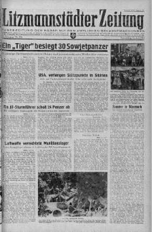 Litzmannstaedter Zeitung 15 lipiec 1943 nr 196