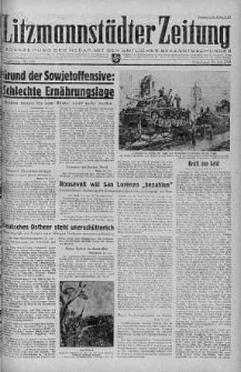 Litzmannstaedter Zeitung 24 lipiec 1943 nr 205