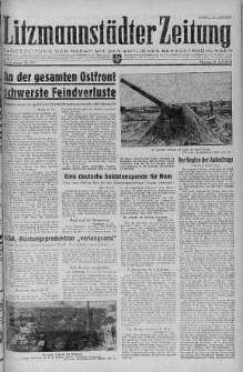 Litzmannstaedter Zeitung 26 lipiec 1943 nr 207