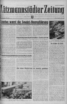 Litzmannstaedter Zeitung 27 lipiec 1943 nr 208