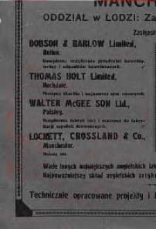Przegląd Włókienniczy. Organ Przemysłu i handlu Włókienniczego Rzeczypospolitej Polskiej 14 luty 1923 nr 3