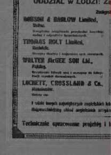 Przegląd Włókienniczy. Organ Przemysłu i handlu Włókienniczego Rzeczypospolitej Polskiej 28 luty 1923 nr 4
