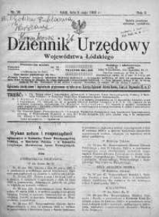 Dziennik Urzędowy Województwa Łódzkiego 6 maj 1922 nr 19