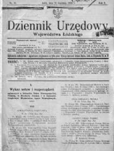 Dziennik Urzędowy Województwa Łódzkiego 15 kwiecień 1922 nr 16