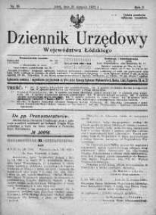 Dziennik Urzędowy Województwa Łódzkiego 26 sierpień 1922 nr 35