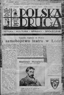Polska Druga.Sztuka, kultura, sprawy społeczne. styczeń R. 3. 1935 nr 1