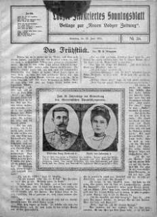 Lodzer Illustriertes Sonntagsblatt: Beilage zur ,,Neuen Lodzer Zeitung" 29 czerwiec 1924 nr 26