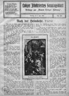 Lodzer Illustriertes Sonntagsblatt: Beilage zur ,,Neuen Lodzer Zeitung" 8 czerwiec 1924 nr 23