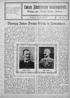 Lodzer Illustriertes Sonntagsblatt: Beilage zur ,,Neuen Lodzer Zeitung" 16 listopad 1924 nr 46