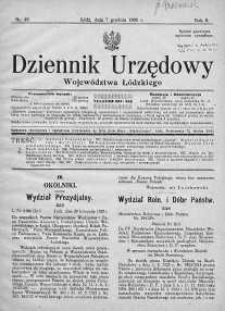 Dziennik Urzędowy Województwa Łódzkiego 7 grudzień 1925 nr 49