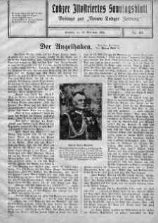Lodzer Illustriertes Sonntagsblatt: Beilage zur ,,Neuen Lodzer Zeitung" 29 listopad 1925 nr 49