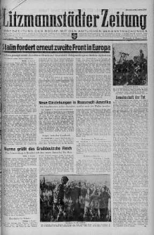 Litzmannstaedter Zeitung 4 sierpień 1943 nr 216