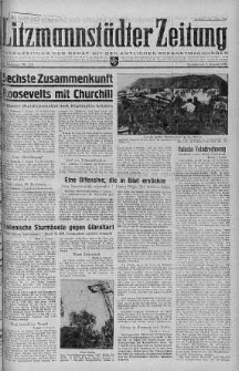 Litzmannstaedter Zeitung 7 sierpień 1943 nr 219