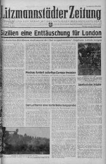 Litzmannstaedter Zeitung 19 sierpień 1943 nr 231