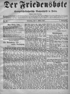 Der Friedensbote. Evangelisch-Lutherische Wochenschrift in Polen 6 marzec 1927 nr 10