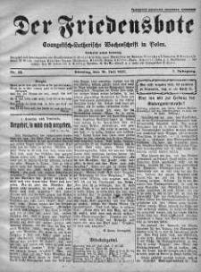 Der Friedensbote. Evangelisch-Lutherische Wochenschrift in Polen 10 lipiec 1927 nr 28