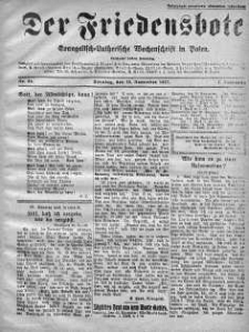 Der Friedensbote. Evangelisch-Lutherische Wochenschrift in Polen 13 listopad 1927 nr 46