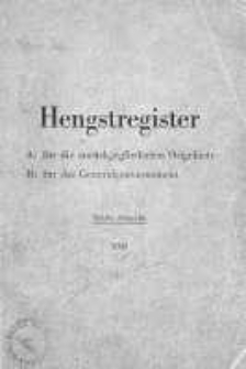 Hengstregister 1942