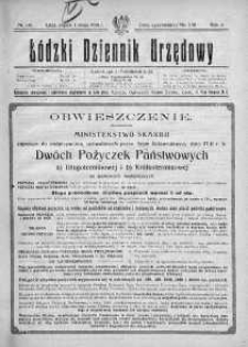 Łódzki Dziennik Urzędowy 7 maj R. 2. 1920 nr 116