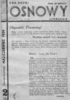 Osnowy Literackie R. 2. 1939 maj/czerwiec nr 2