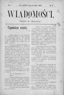 Wiadomości Maryawickie 28 luty 1907 nr 9