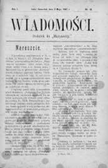 Wiadomości Maryawickie 2 maj 1907 nr 18