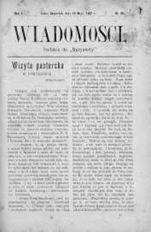 Wiadomości Maryawickie 16 maj 1907 nr 20