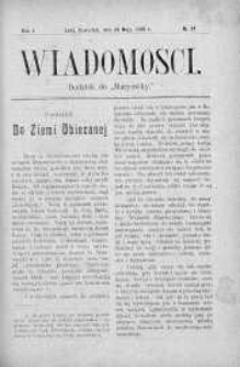 Wiadomości Maryawickie 23 maj 1907 nr 21