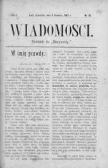 Wiadomości Maryawickie 8 sierpień 1907 nr 32