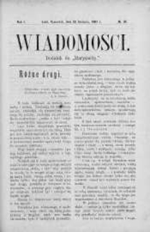 Wiadomości Maryawickie 22 sierpień 1907 nr 34